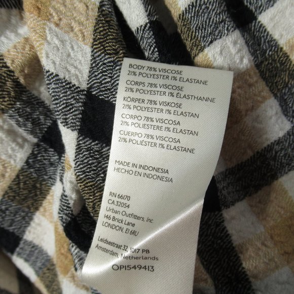 Anthropologie Pilcro Plaid Buttondown Top - 1X - Picture 10 of 12